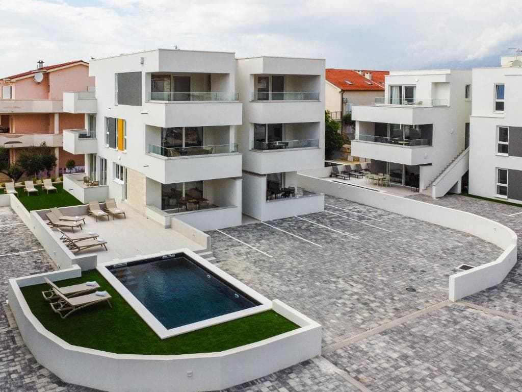 Apartment Break C 6 mit Pool in Novalja Ansicht 2