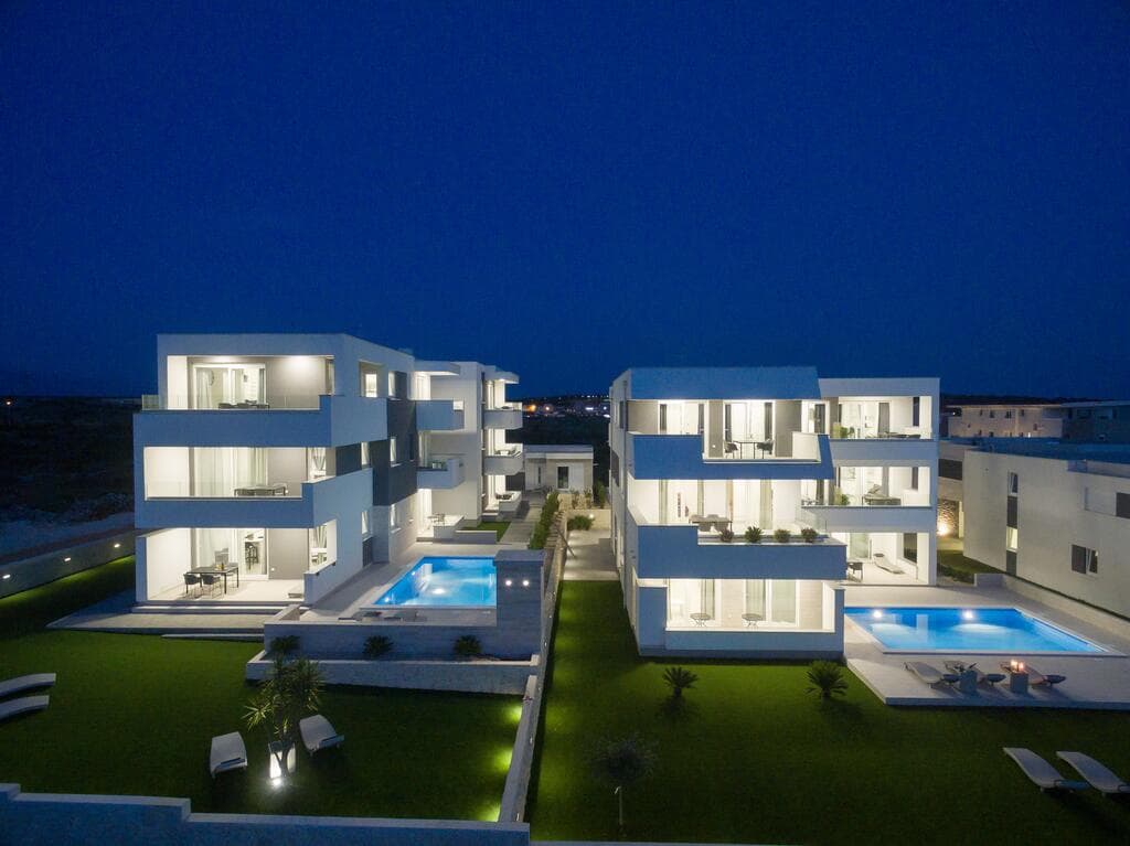 Pool Maris A 6 Apartment in Novalja Ansicht 2