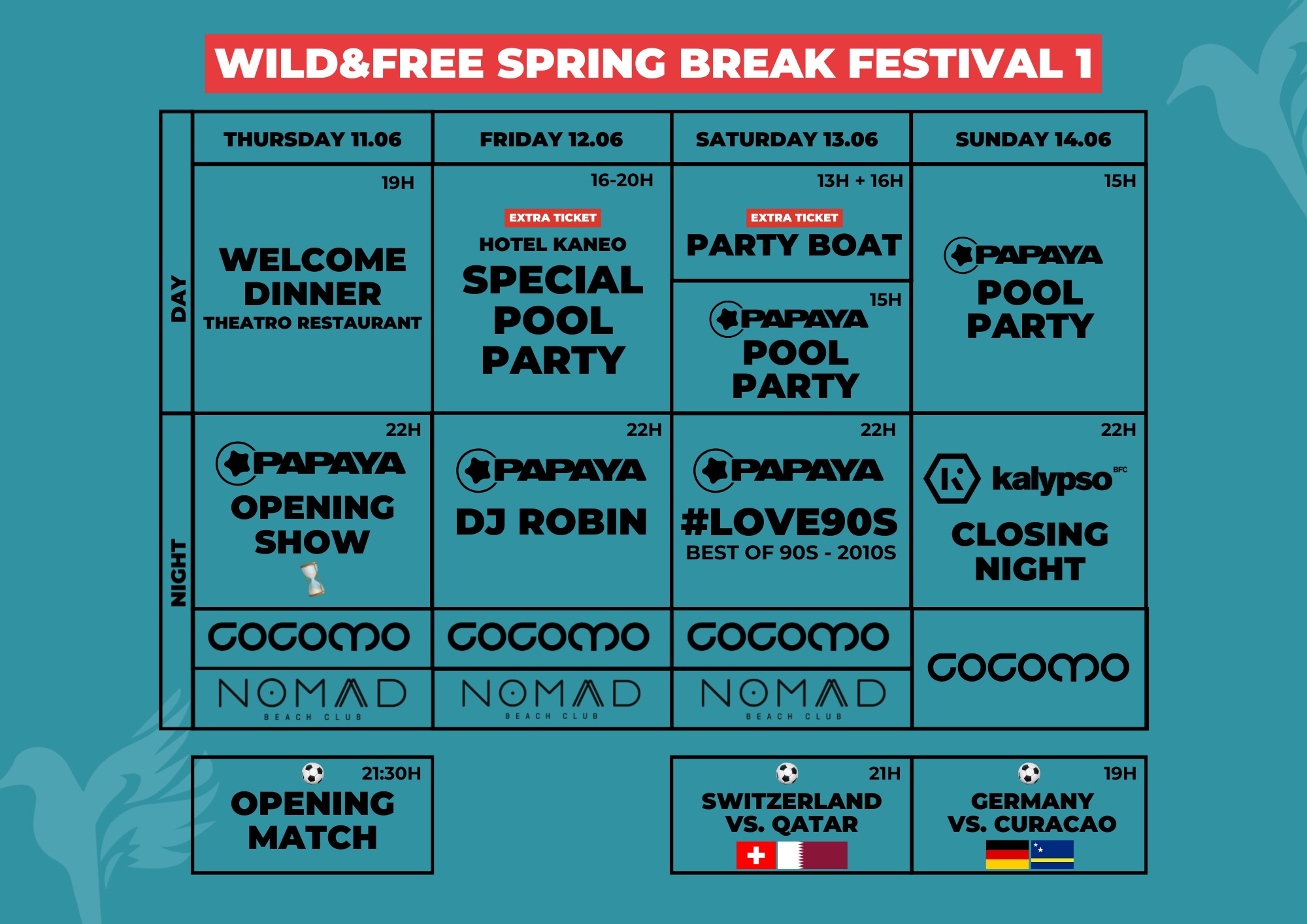 Wild & Free Spring Break Weekend 1 11.06.-14.06.2026 2